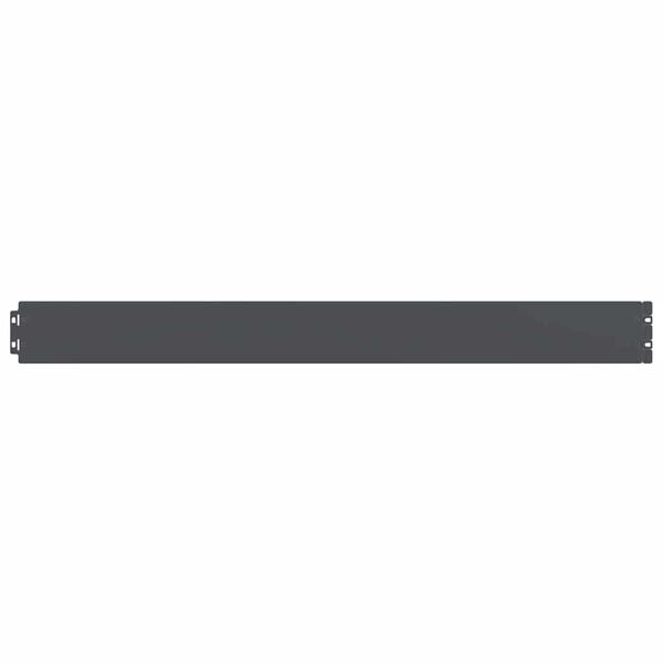 vidaXL Lawn Edgings 10 pcs Anthracite 3.9x40.6" Cold-rolled Steel