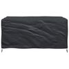 vidaXL Furniture Cover Plain Black 67.72 x 44.49 x 28.74 in 210D
