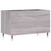 vidaXL Record Cabinet Grey Sonoma Engineered wood, iron Medium