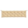 vidaXL Garden Bench Cushion Melange beige 100% polyester