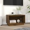 vidaXL TV Stand Honey brown Solid pine wood Compact TV Stand