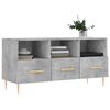vidaXL TV Cabinet Concrete Grey Engineered Wood Medium TV Cabinet
