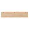 vidaXL Wall Shelf Natural Wood Solid Pine Wood 19.7 in x 4.7 in x 3.5 in