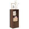 vidaXL Bookcase Brown Oak Engineered Wood Standard Bookcase