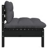 vidaXL Garden Lounge Set Black, Anthracite