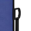 vidaXL Retractable Side Awning Blue
