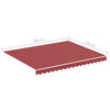 vidaXL Replacement Awning Fabric Burgundy red 100% Polyester with PU coating