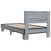 vidaXL Bed Frame Grey Sonoma Engineered wood Single Durable Bed Frame