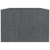 vidaXL Coffee Table Grey Solid pinewood Medium Modern Coffee Table