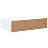 vidaXL Wall-mounted Drawer Shelves 2 pcs White 15.7x9.3x3.9" MDF