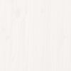 vidaXL Garden Raised Bed White Solid Pine Wood 39.4 x 19.7 x 19.7 in