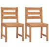 vidaXL Garden Dining Set Teak Solid teak wood 3 piece set