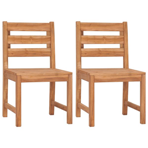 vidaXL Garden Dining Set Teak Solid teak wood 3 piece set