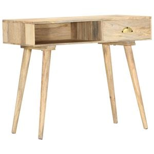 vidaXL Console Table Natural wood color Solid Mango Wood Small to Medium