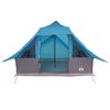 vidaXL Tipi Tent with Roof Blue 143.31 x 110.63 x 101.18 in Taffeta