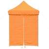 vidaXL Party Tent Orange Oxford fabric Large Foldable Party Tent