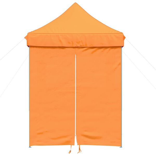 vidaXL Party Tent Orange Oxford fabric Large Foldable Party Tent