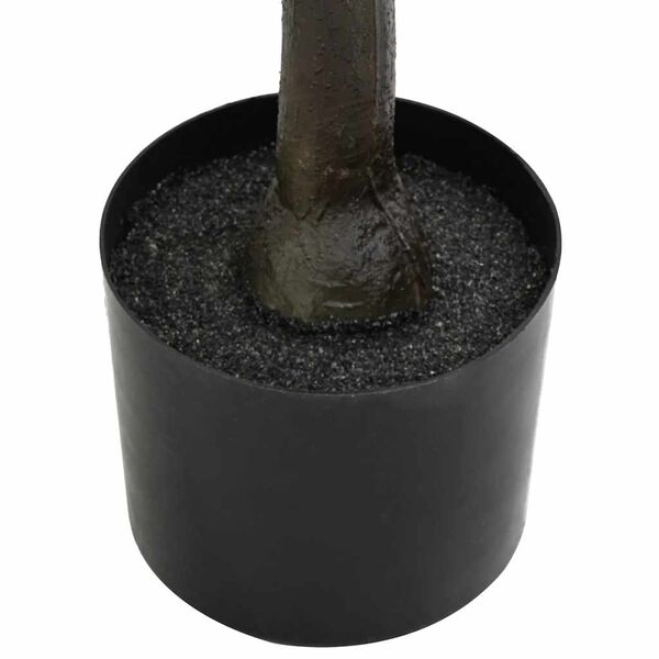 vidaXL Artificial Ficus Tree Green PE trunk, Fiber leaves Large