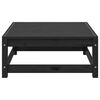 vidaXL Garden Lounge Set Black Solid pinewood Medium Modular