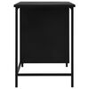vidaXL Desk Black Steel 47.2x21.7x29.5 in Desk Rectangular
