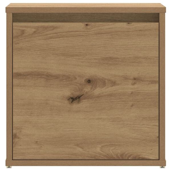 vidaXL Box Drawer Artisan oak Engineered wood Small Box Drawer Square