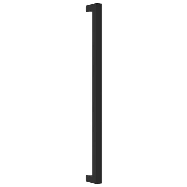 vidaXL Cabinet Handle Set of 5 Black Stainless Steel Durable