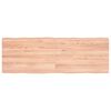 vidaXL Table Top Light Brown Solid Oak Wood 47.2x15.7 in Foldable