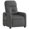 vidaXL Massage Recliner Chair Dark gray