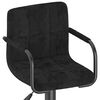 vidaXL Bar Stool Set of 2 Black