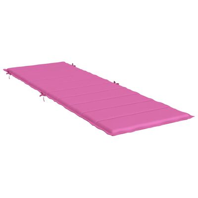 vidaXL Sun Lounger Cushion Pink Oxford Fabric