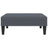 vidaXL Sofa Set Dark Gray Velvet (100% polyester), wood, plastic Standard