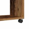 vidaXL Rolling cabinet Old wood Engineered wood Medium Rollable