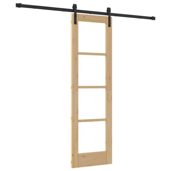 vidaXL Sliding Door ORKDAL Natural 24.02 x 78.15 in