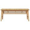 vidaXL Bench Brown 110 x 38 x 45 cm bamboo