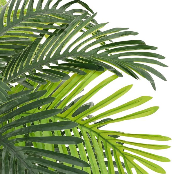 vidaXL Artificial Cycas Palm Green Plastic Medium Decorative Inlays