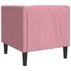 vidaXL Chesterfield Sofa Chair Pink
