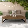 vidaXL Garden Footstool Honey brown Solid pine wood
