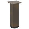 vidaXL Coffee Table Leg Natural Steel Powder-Coated Steel Adjustable Feet