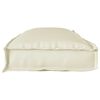 vidaXL Cushion Cream 43.31 x 15.75 x 3.15 in Oxford Fabric