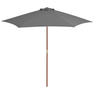vidaXL Garden Parasol Anthracite