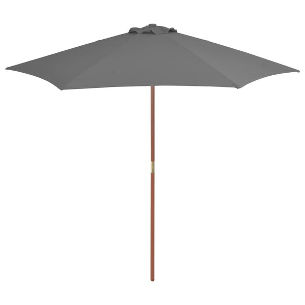 vidaXL Garden Parasol Anthracite