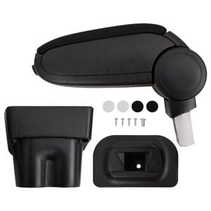 vidaXL Car Armrest Black 6.7"x12.6"x(14"-20.5") ABS