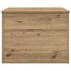 vidaXL Storage Box with Storage Artisan oak 23.62 x 16.54 x 18.11 in