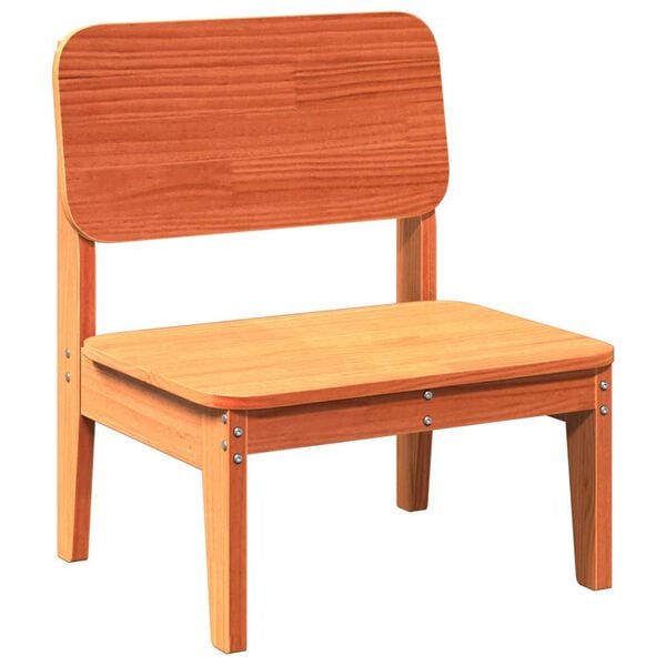 vidaXL Garden Chair Wax brown Solid Pine wood Medium Durable