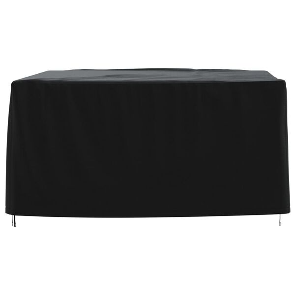 vidaXL Garden Furniture Cover Black 420D Oxford with PU Coating