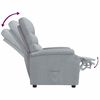 vidaXL Recliner Light Gray Fabric