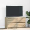 vidaXL TV Cabinet Sonoma Oak Engineered Wood Medium TV Cabinet