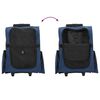 vidaXL Pet Trolley 3-in-1 Design Blue 18.9x12.6x(22.4–41.7)" Oxford Fabric