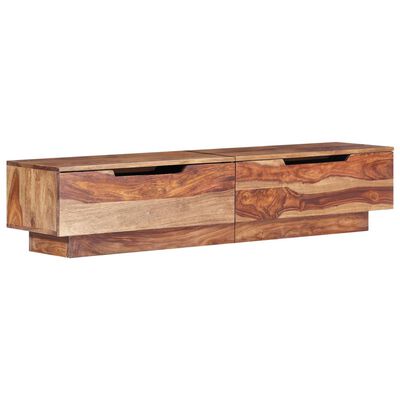 vidaXL TV Cabinet 57.1"x11.8"x11.8" Solid Sheesham Wood