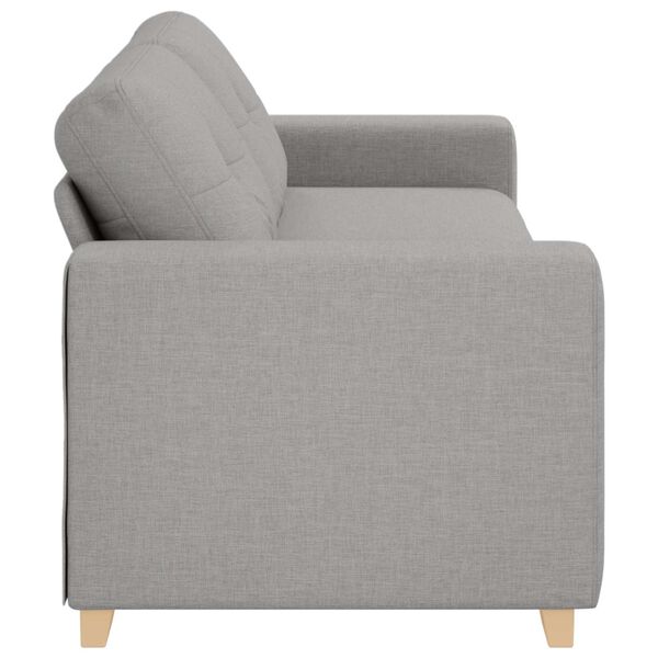 vidaXL Sofa Cloud Grey 87.01 x 30.71 x 31.50 in Fabric